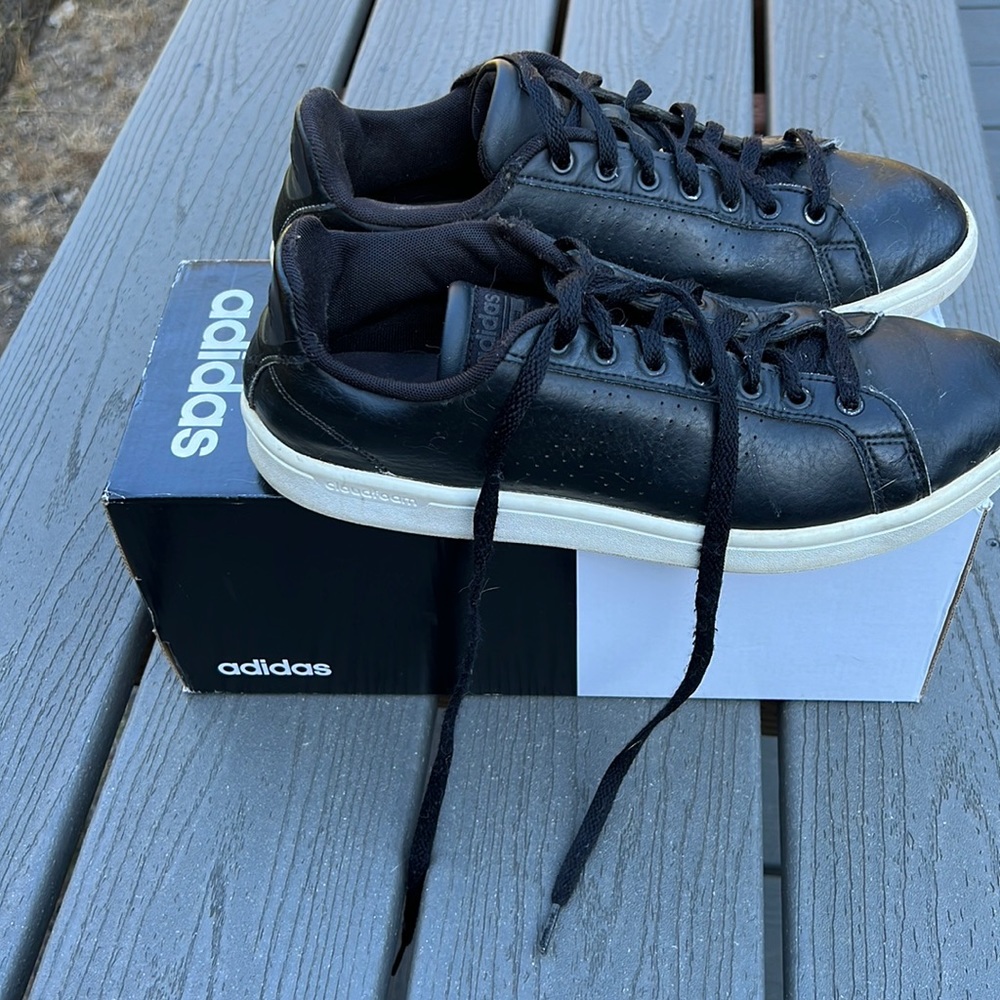 Adidas Black sneakers ;Size 8.5